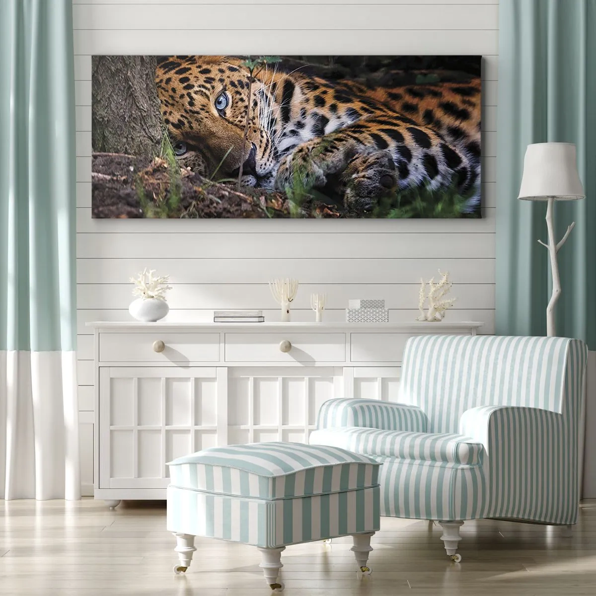 Schilderen op canvas - Geloof me - 90x30 cm