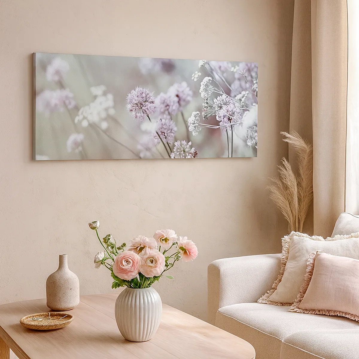 Schilderen op canvas - Zoete filigrane kruiden - 30x30 cm