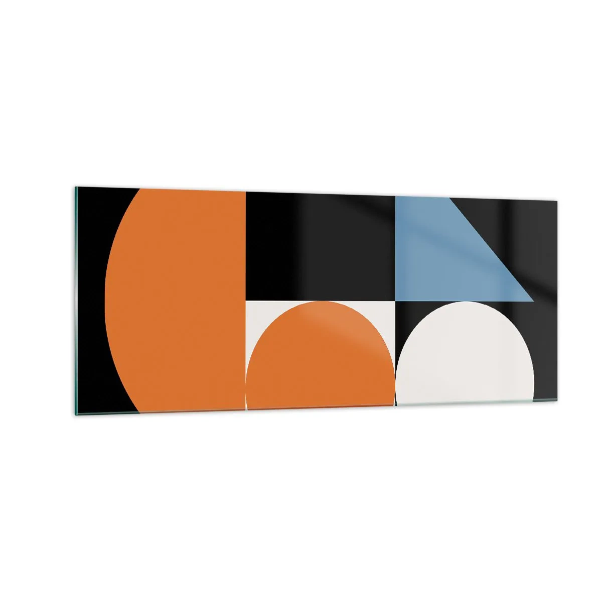 Schilderen op glas - Dacht lay-out - 100x40 cm
