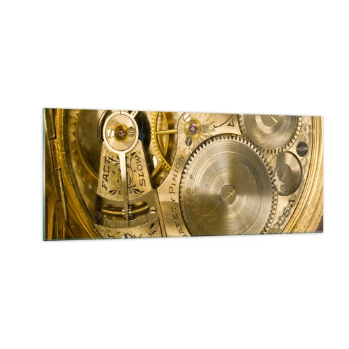 Schilderen op glas - Ga met de tijd mee - 100x40 cm