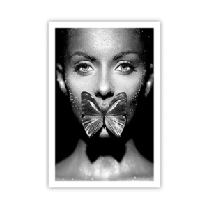 Poster - Vlinder kus - 61x91 cm