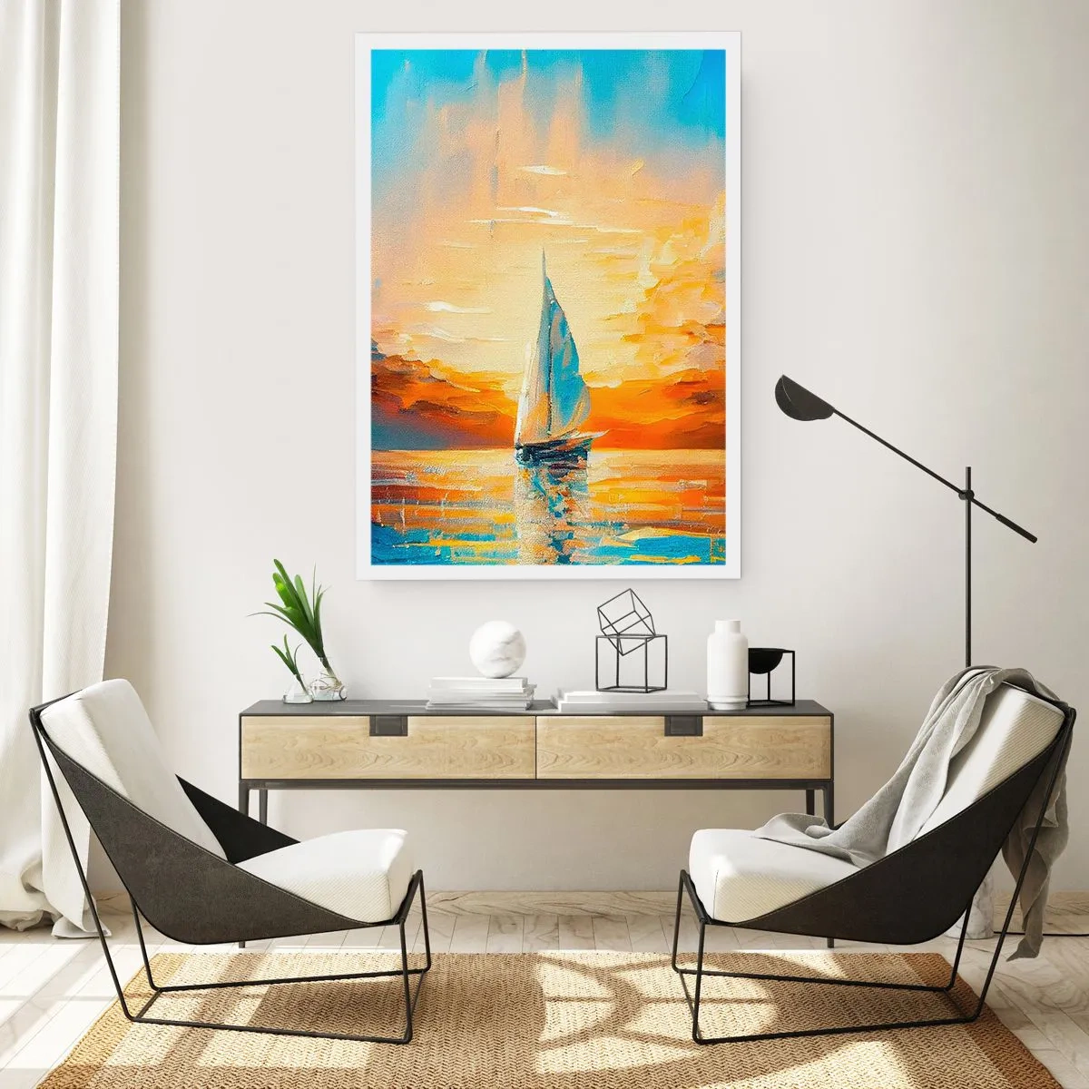 Poster - Zeilen in goud - 30x40 cm