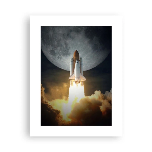 Poster - Het begin van een onaards avontuur - 30x40 cm