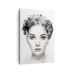 Schilderen op canvas - Een uiterst stijlvol portret - 70x100 cm