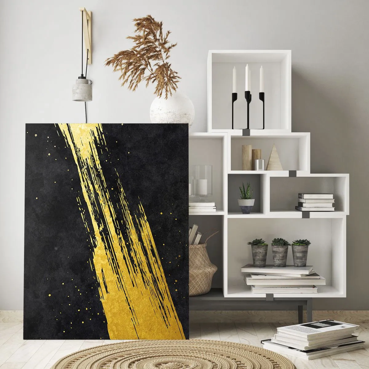 Schilderen op glas - Spring in hyperruimte - 50x70 cm