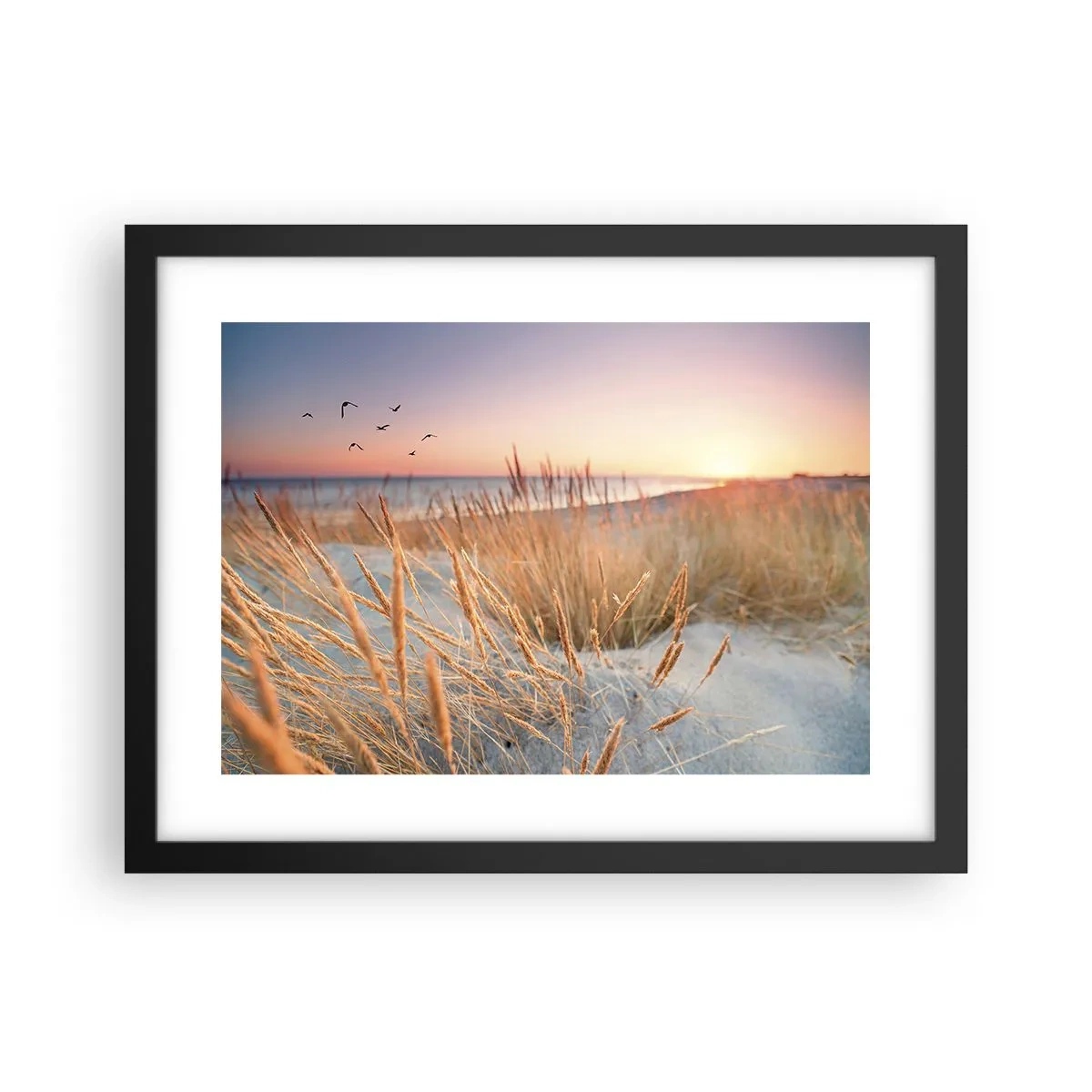 Poster in een zwarte lijst - Het Baltische slaapliedje - 40x30 cm