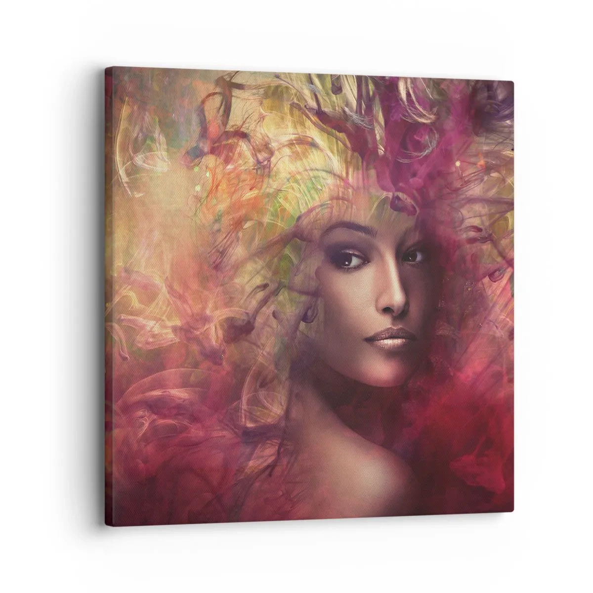 Schilderen op canvas - Ik ben hier! - 30x30 cm