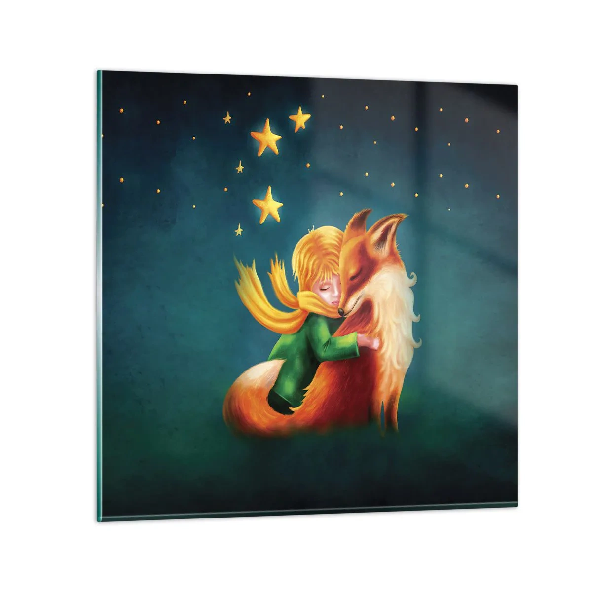 Schilderen op glas - Kleine Prins - 40x40 cm