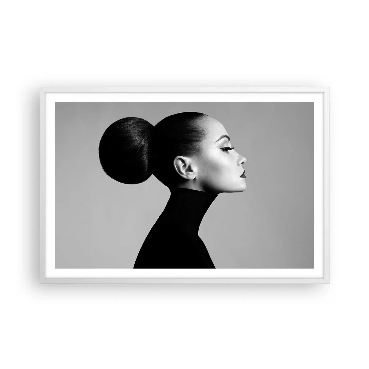 Poster in een witte lijst - Moderne Nefertiti - 91x61 cm