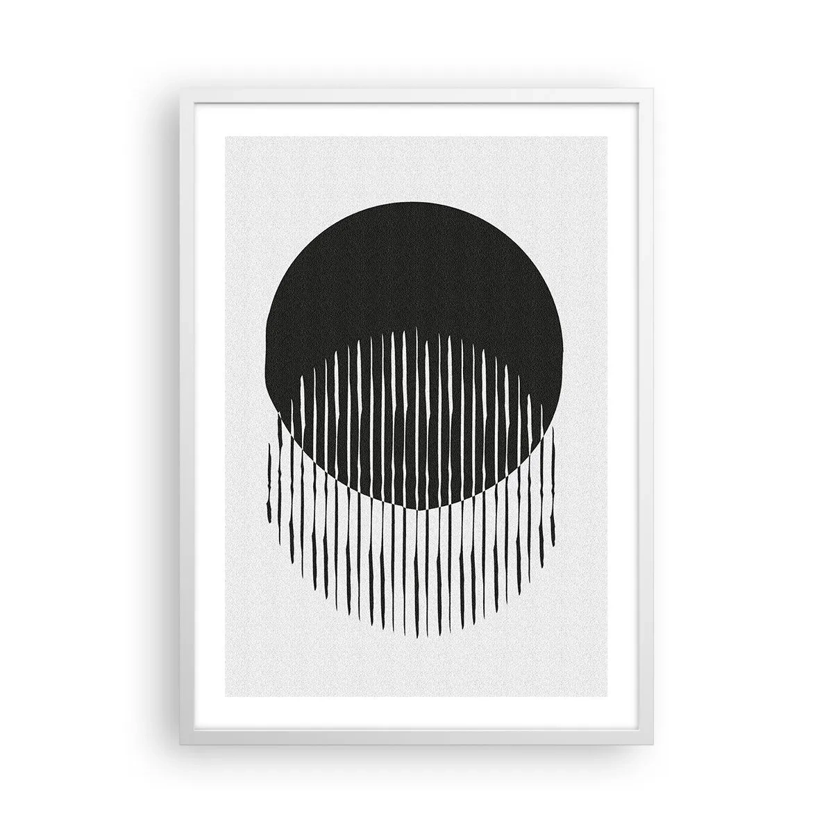 Poster in een witte lijst - Zijn alter ego - 50x70 cm