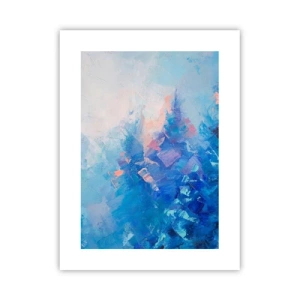 Poster - Winter abstractie - 30x40 cm