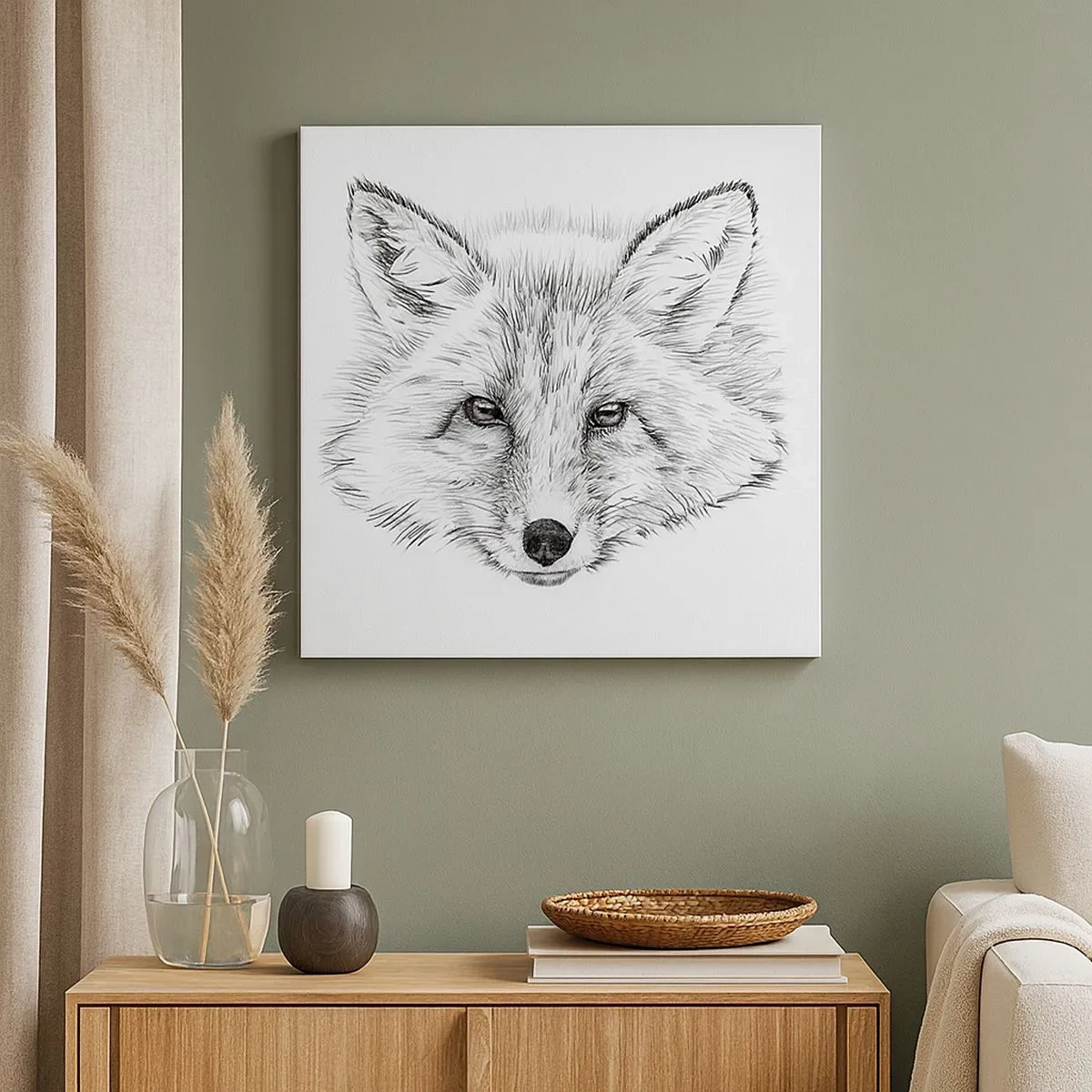 Schilderen op canvas - Kunnen deze ogen liegen? - 30x30 cm