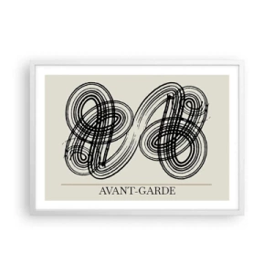 Poster in een witte lijst - Het kwam er spontaan uit - 70x50 cm