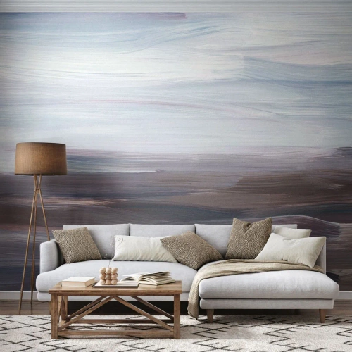 Fotobehang Premium Canvas - Elementen: water - Verf, Deel, Minimalisme - 350x256 cm