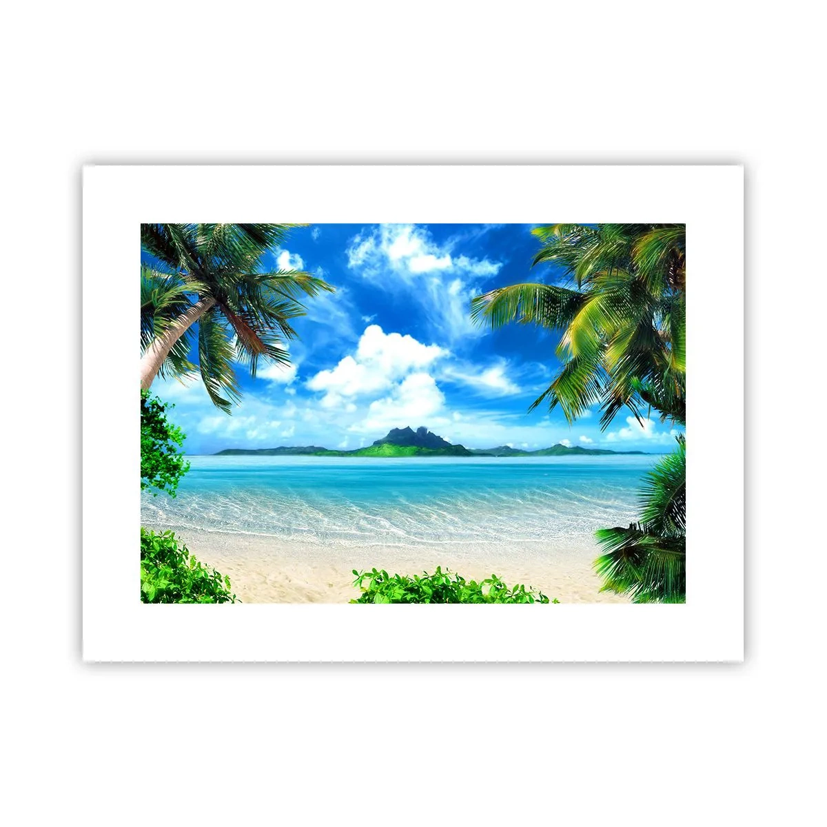 Poster - Het azuur van de tropen - 40x30 cm