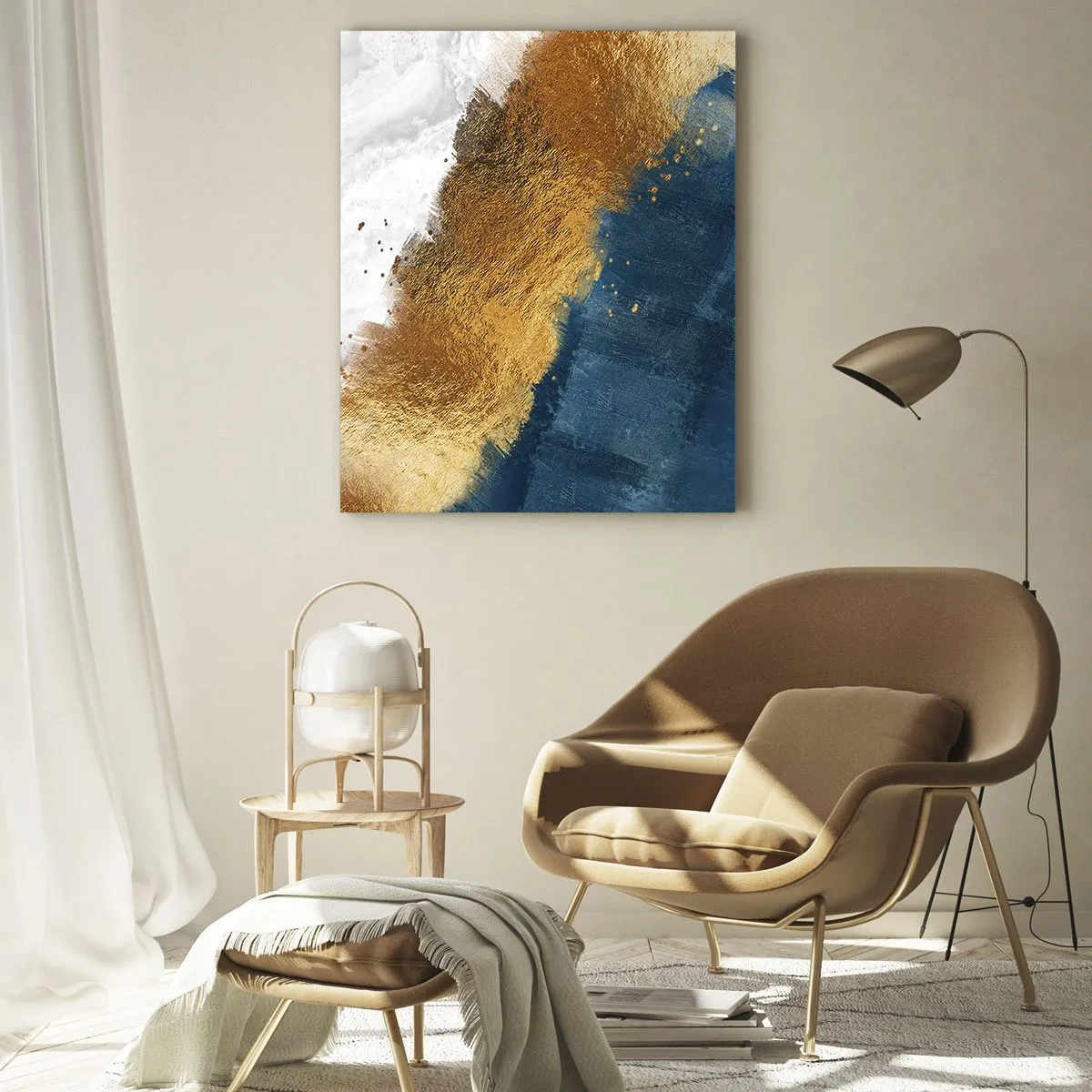 Schilderen op glas - De kleuren van de zomer - 80x120 cm