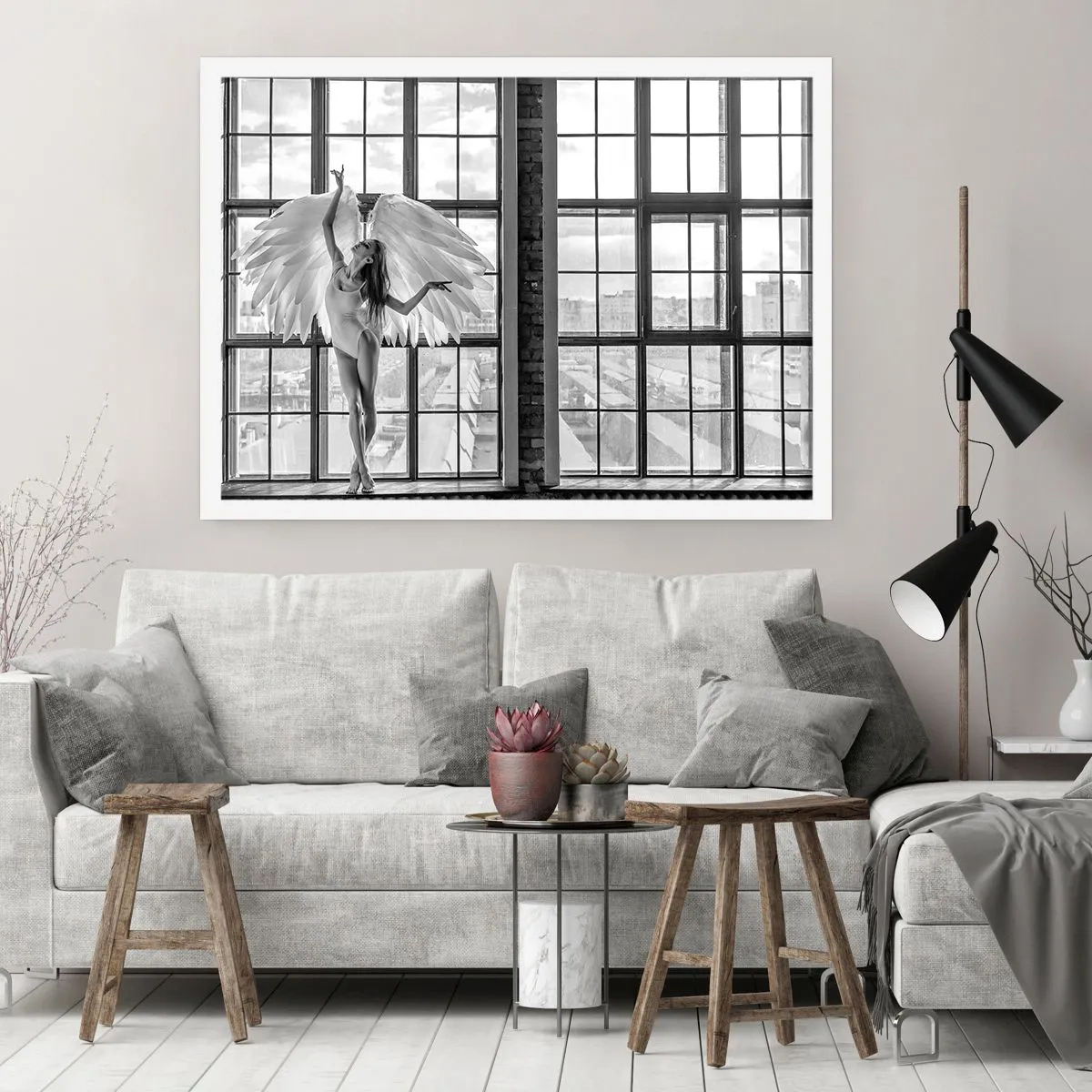 Poster - Stad der Engelen? - 100x70 cm