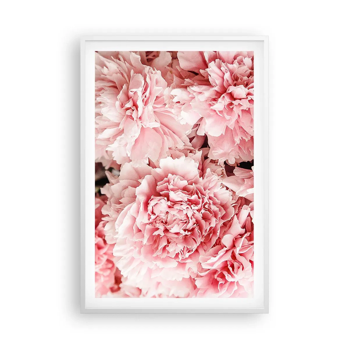 Poster in een witte lijst - Roze droom - 61x91 cm