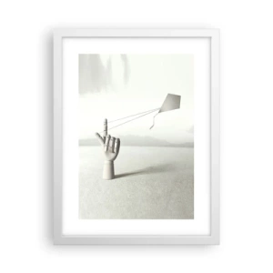 Poster in een witte lijst - Krachttest - 30x40 cm