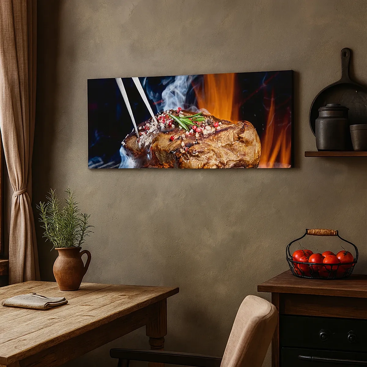 Schilderen op canvas - Sappig en geurig - 30x30 cm