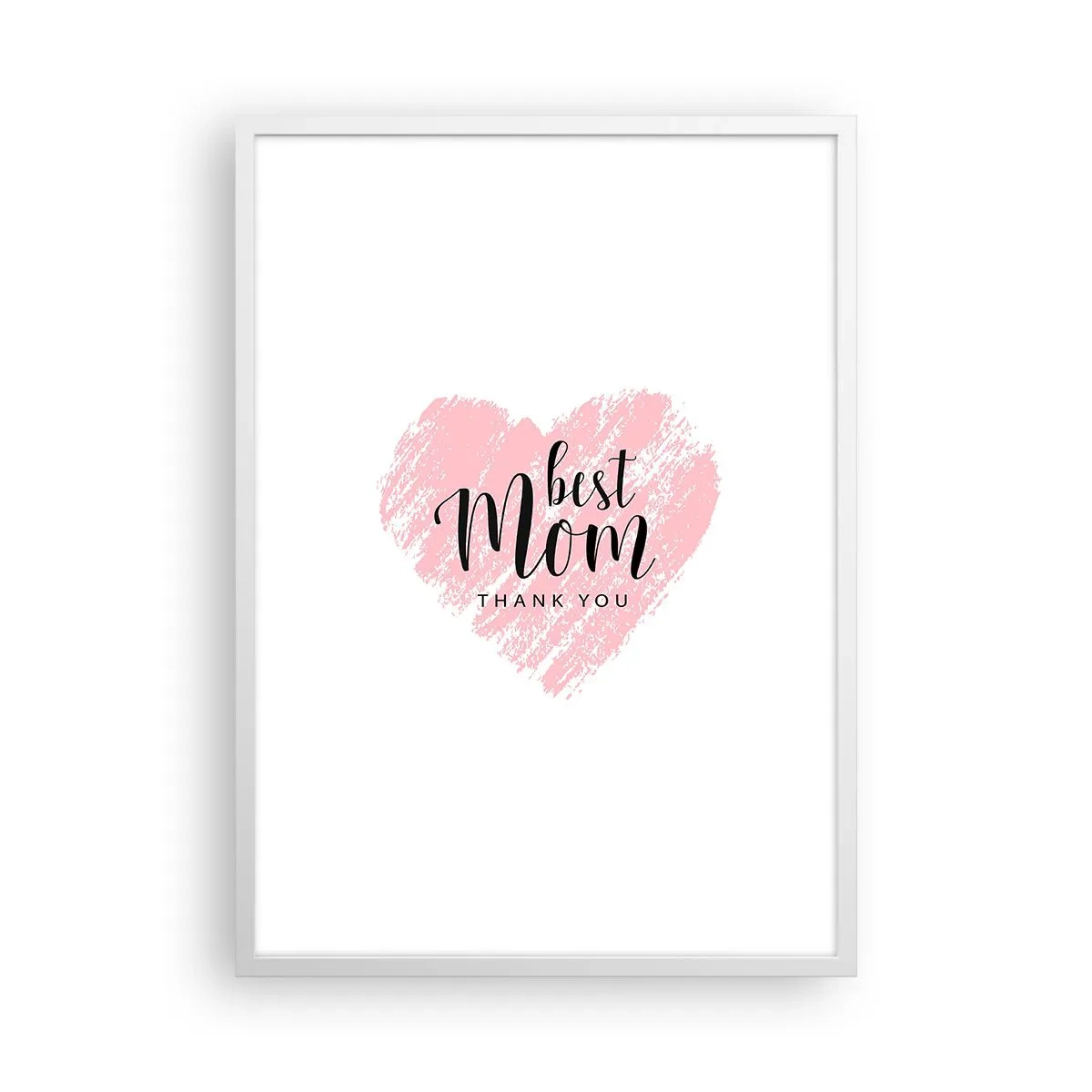 Poster in een witte lijst - Altijd het juiste moment - 50x70 cm