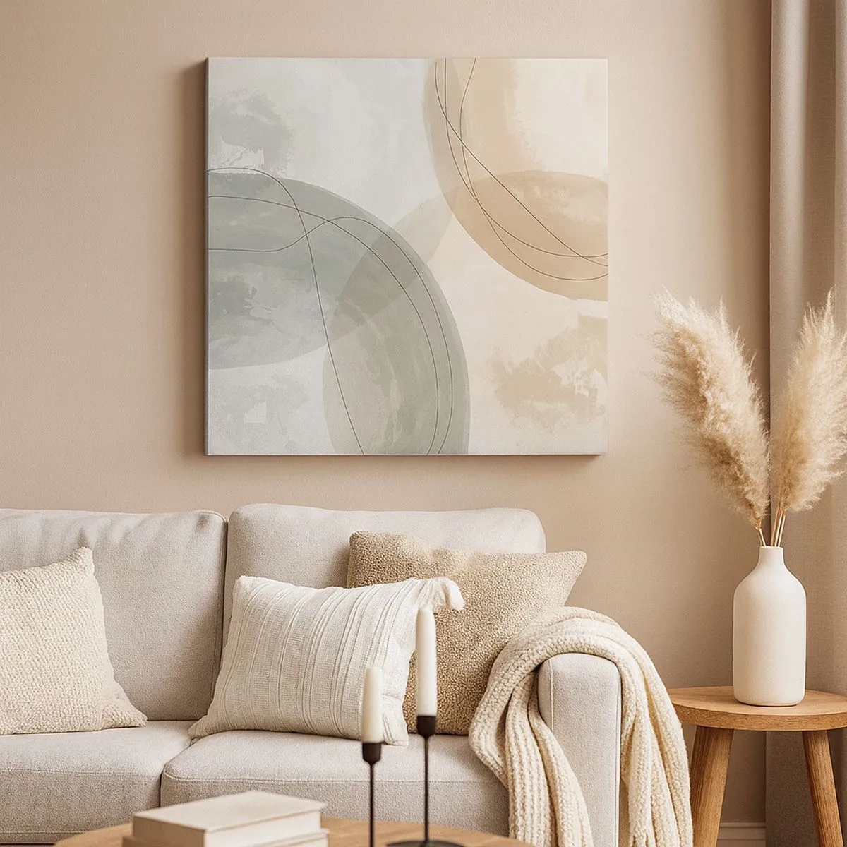 Schilderen op canvas - Indringende werelden - 30x30 cm