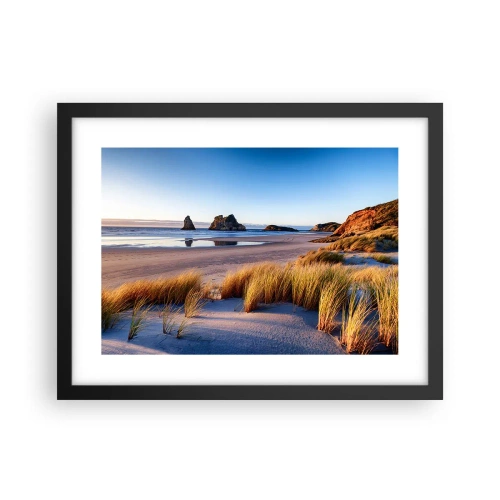 Poster in een zwarte lijst - Voor rustzoekers - 40x30 cm