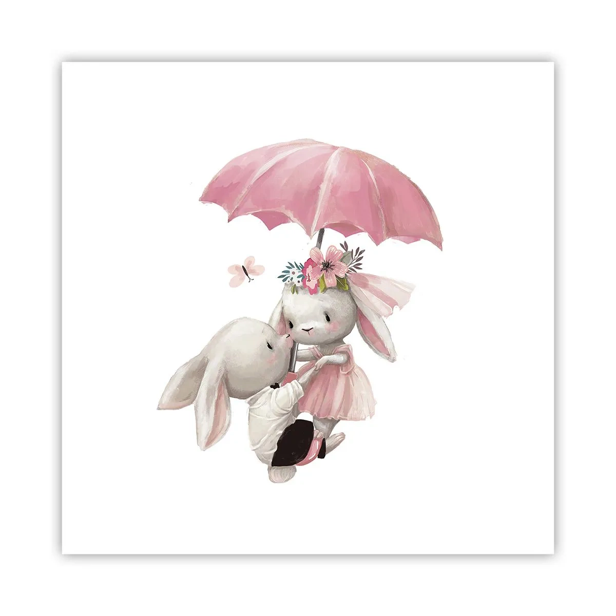 Poster - Dit is liefde - 60x60 cm