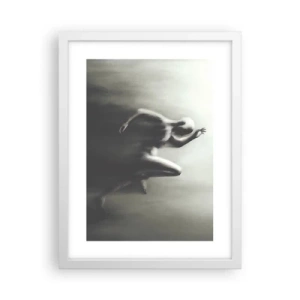 Poster in een witte lijst - Niet te stopen - 30x40 cm