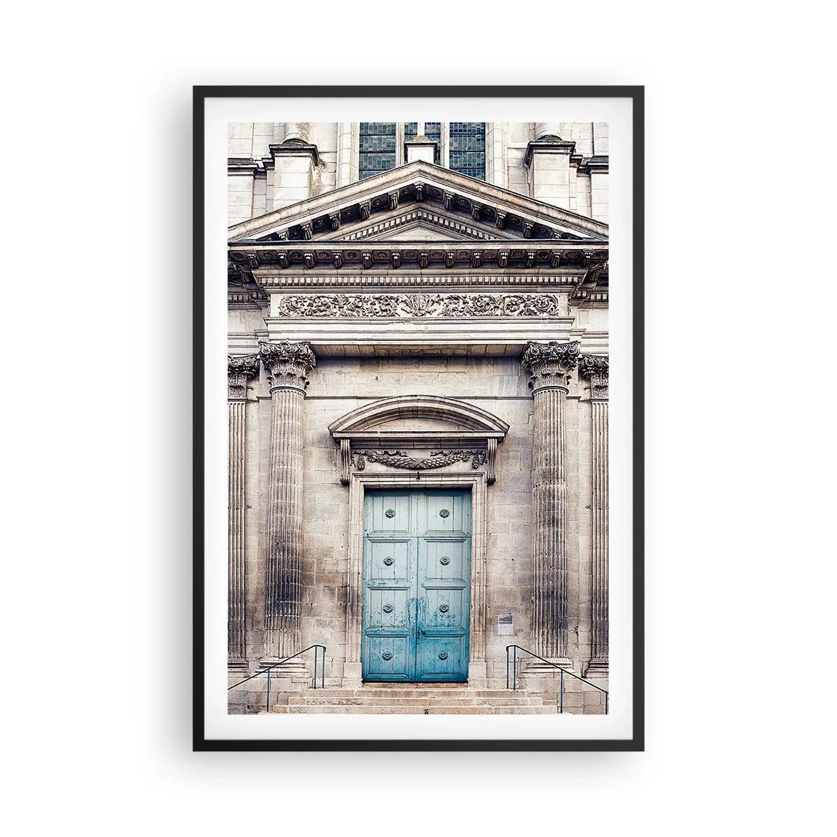 Poster in een zwarte lijst - De toegangspoort tot de wereld van de geest - 61x91 cm