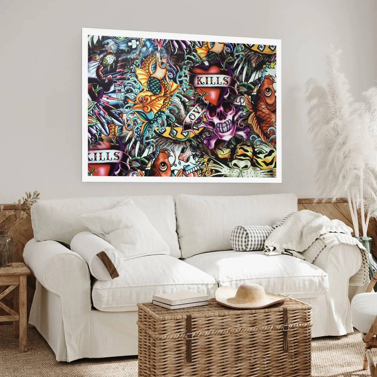 Poster - De droom van de tatoeëerder - 91x61 cm