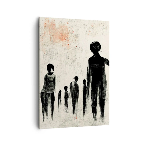 Schilderen op canvas - Tegen eenzaamheid - 50x70 cm