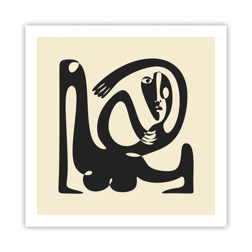 Poster - Bijna Picasso - 60x60 cm