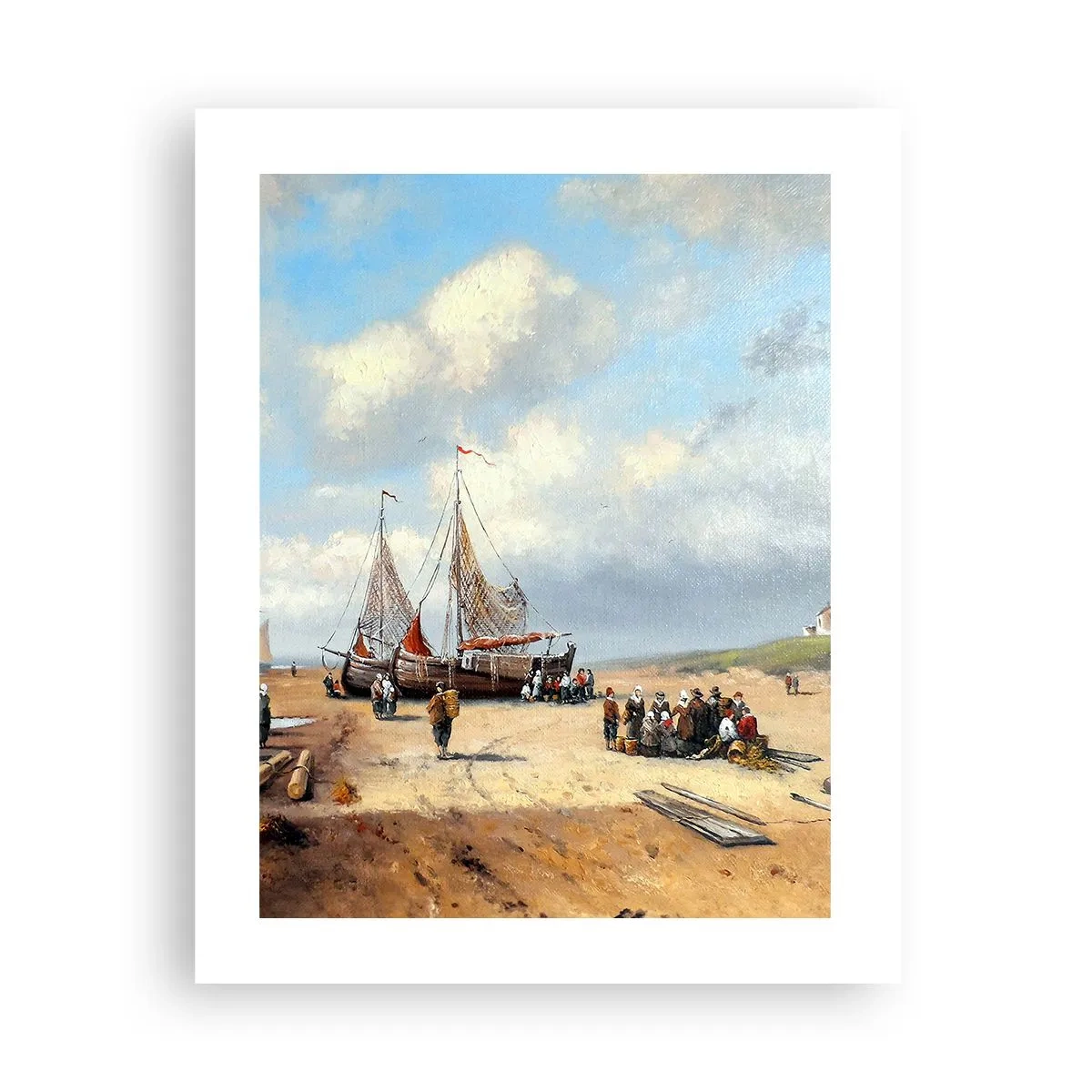 Poster - Na een geslaagde vangst - 40x50 cm