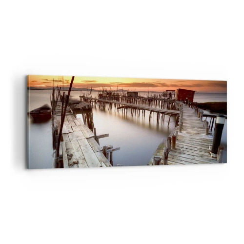 Schilderen op canvas - Authentiek, geen toeristendummy? - 100x40 cm