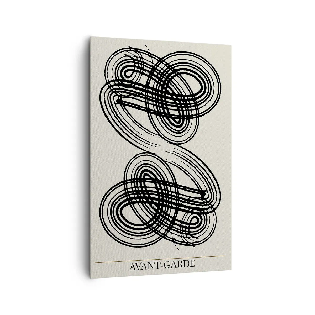 Schilderen op canvas - Het kwam er spontaan uit - 80x120 cm