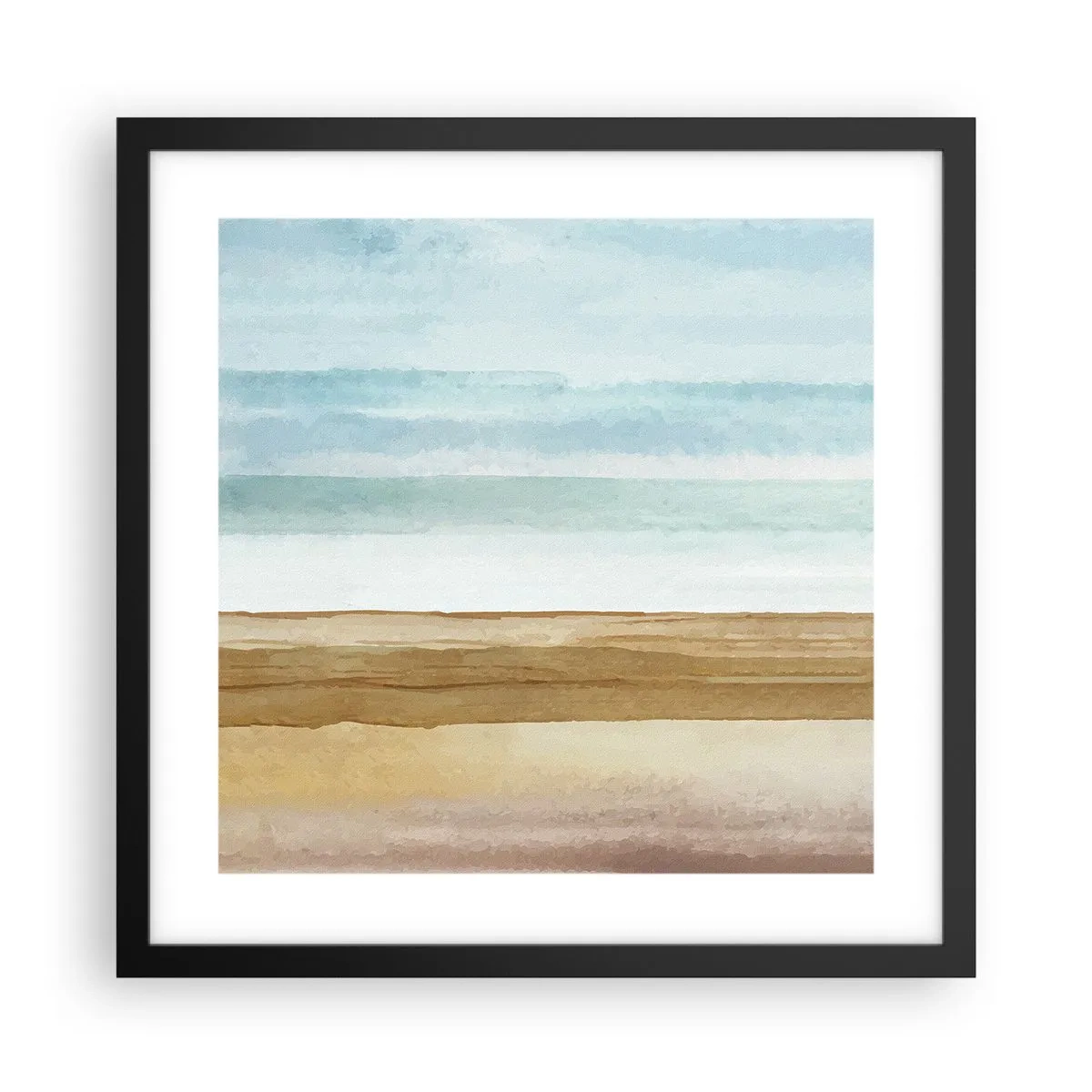 Poster in een zwarte lijst - Troost - 40x40 cm