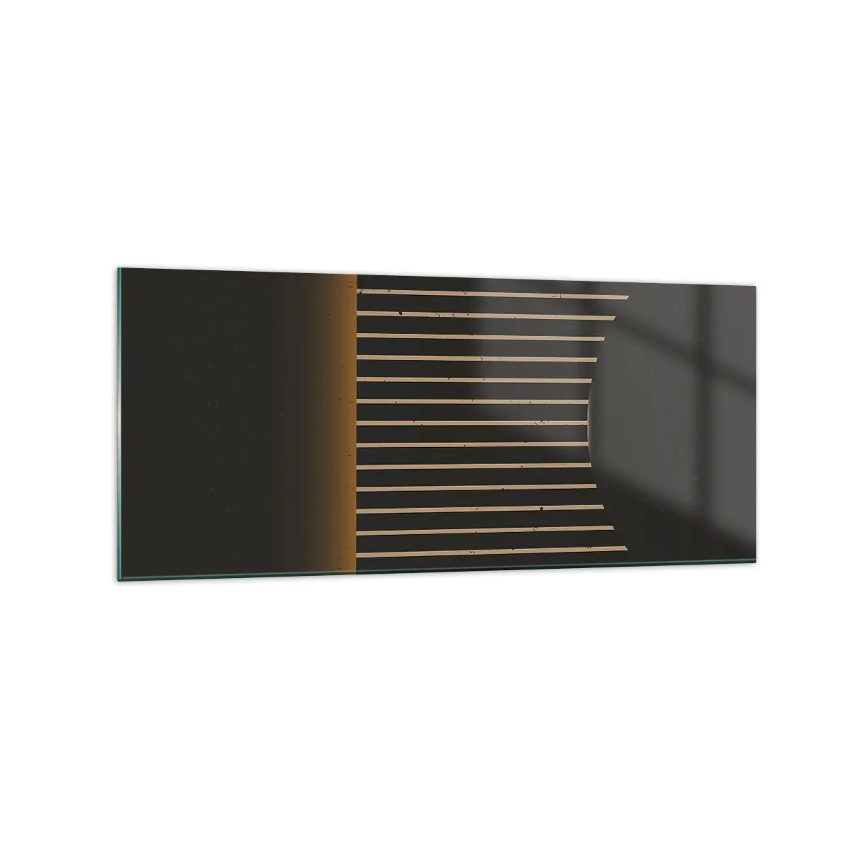 Schilderen op glas - Verken de duisternis - 120x50 cm