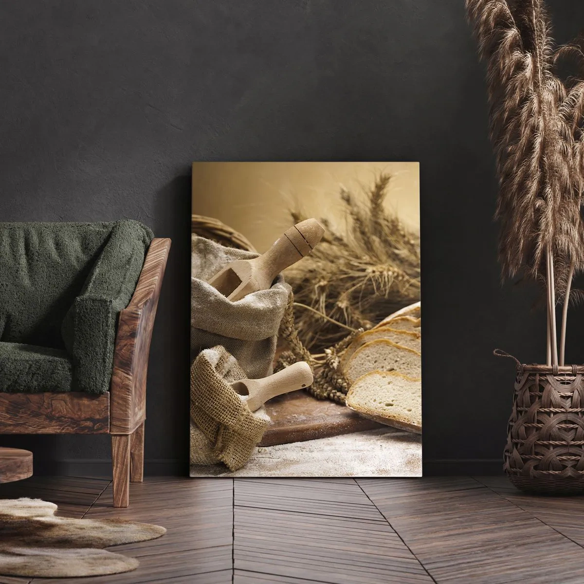 Schilderen op canvas - Alsof met mes gesneden! - 45x80 cm