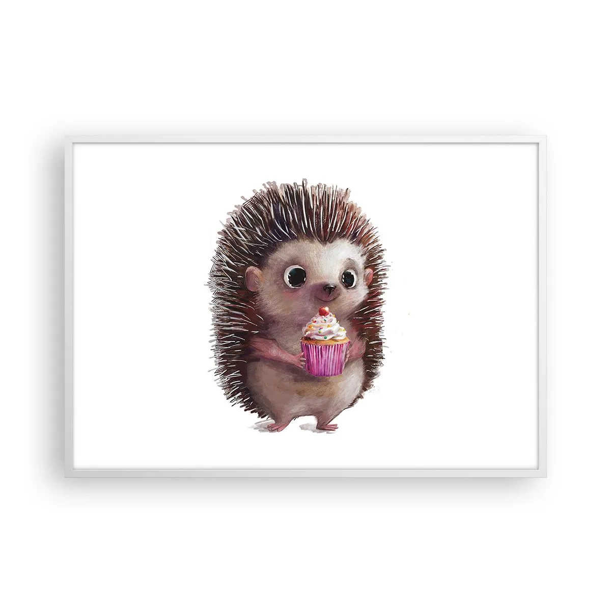 Poster in een witte lijst - De vakantie is elke dag - 100x70 cm