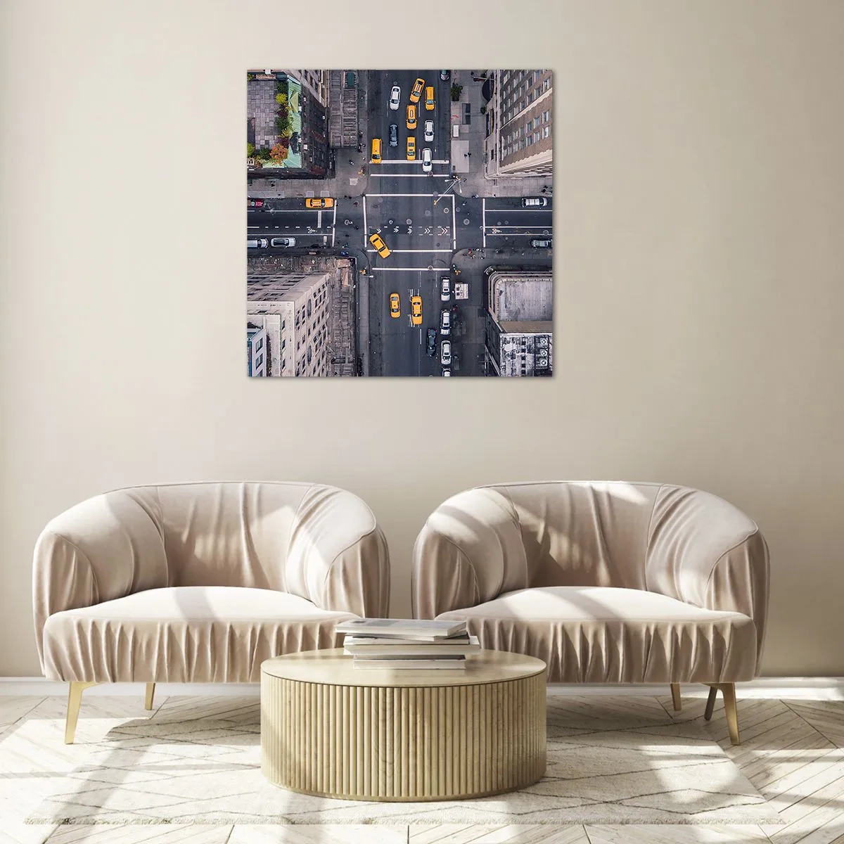 Schilderen op glas - Een simpele keuze - 70x70 cm