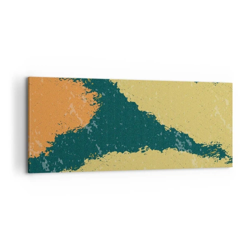 Schilderen op canvas - Abstractie – langzame beweging - 120x50 cm