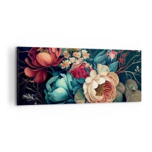 Schilderen op canvas - 19e-eeuwse charme - 100x40 cm