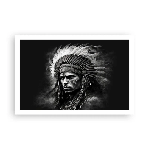 Poster - Een leider en strijder - 91x61 cm