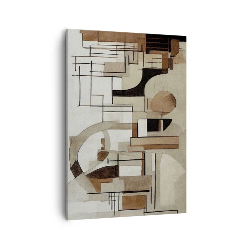Schilderen op canvas - Stadslandschap 2.0 - 50x70 cm