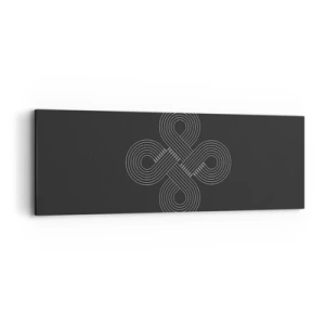 Schilderen op canvas - In de Keltische geest - 90x30 cm