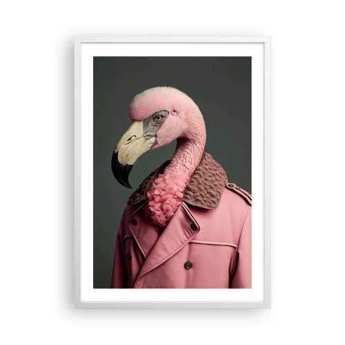 Poster in een witte lijst - Echte elegantie - 50x70 cm