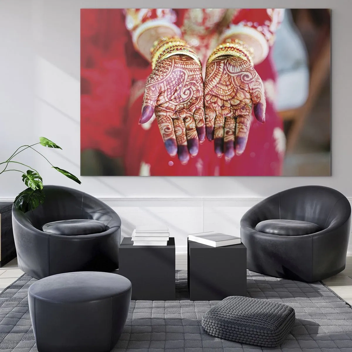 Schilderen op glas - Klaar om je geluk te vangen? - 120x80 cm