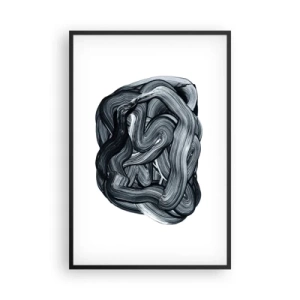 Poster in een zwarte lijst - Het is niet zo eenvoudig - 61x91 cm