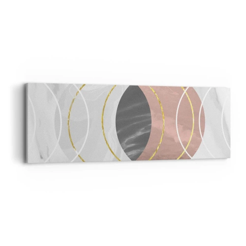 Schilderen op canvas - Muziek van de sferen - 90x30 cm